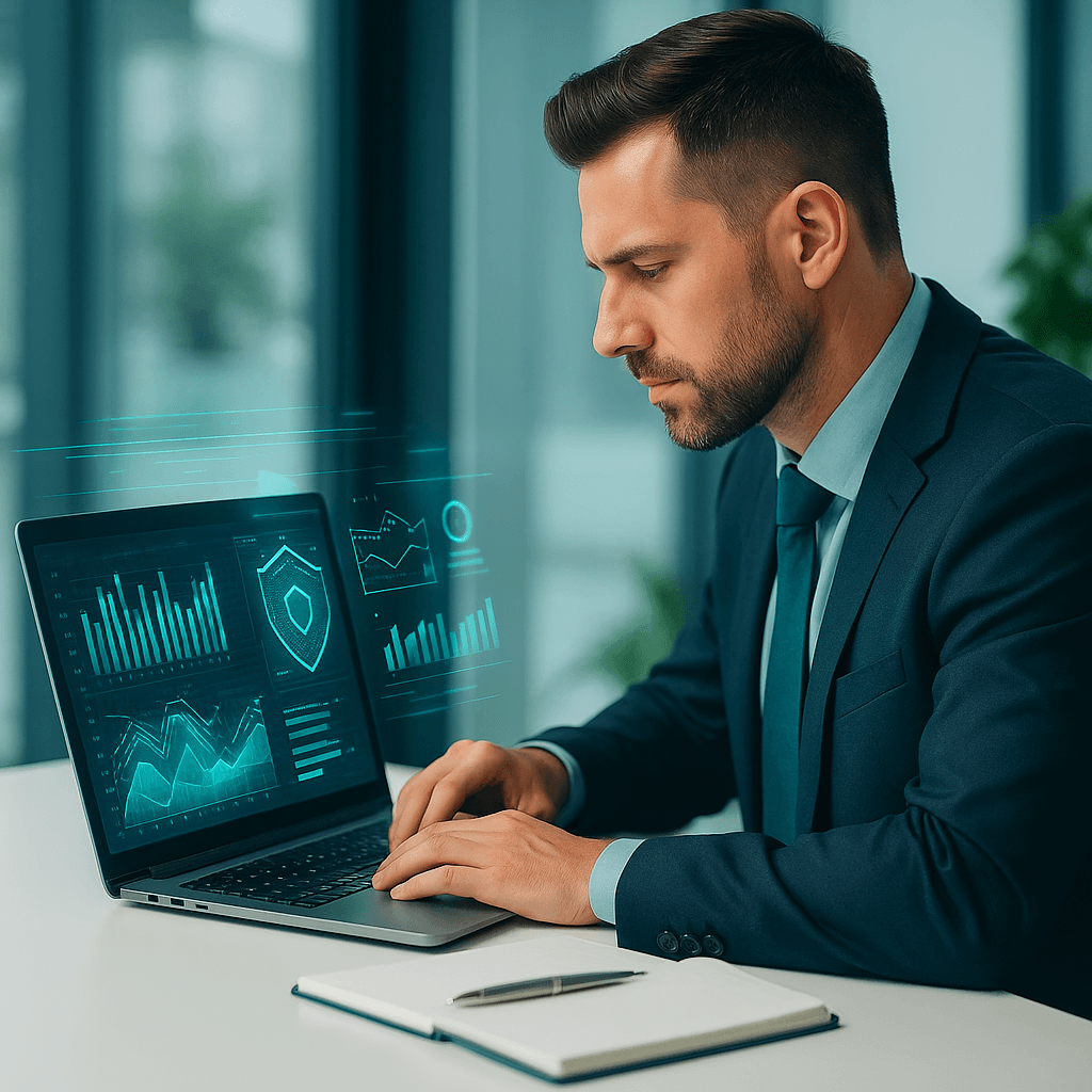 Dalton Cyber team meeting in modern office